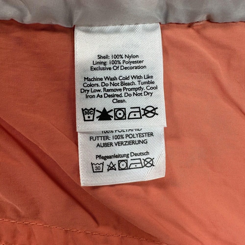 Eddie Bauer Travex Vest Womens Small Coral Nylon Lightweight Travel Hiking Zip - Picture 6 of 13